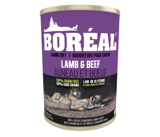 Boréal Conserve Pour Chien, Sans Grains Agneau & Boeuf 690gr