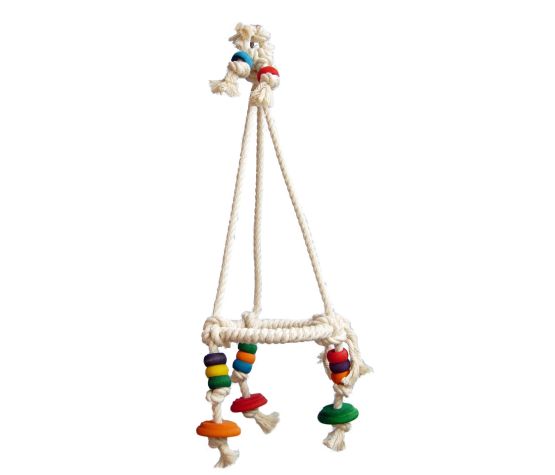 Zoomax Jouet Oiseaux - Pyramide Coton 20''X7''