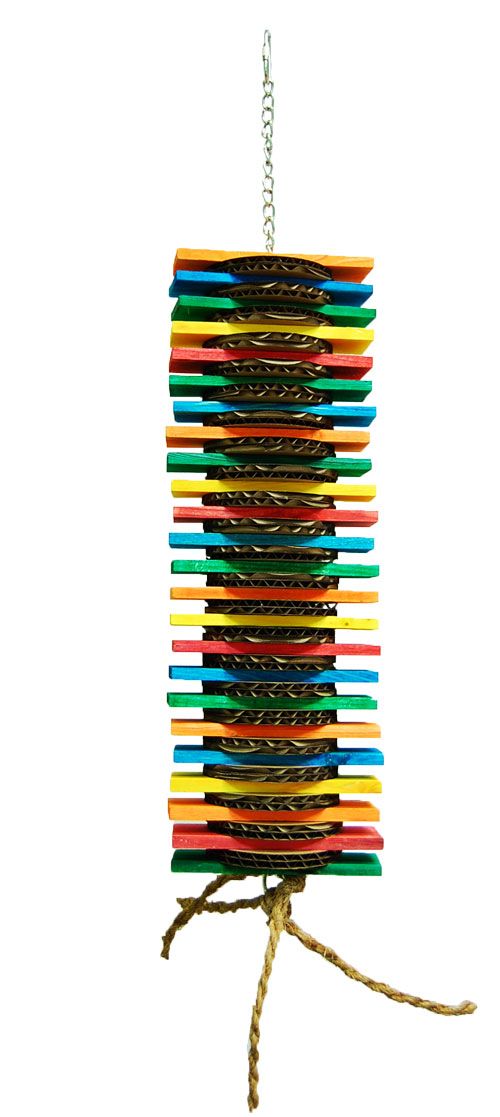 Zoomax Jouet Oiseaux - Kooky Medium (20''H X 5''L)