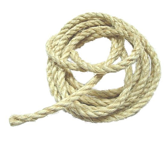Zoomax Jouet Corde Sisal Naturel 1/4 10 Pieds