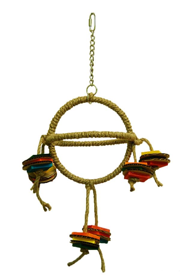 Zoomax Jouet Oiseaux - Globe Jute 7''