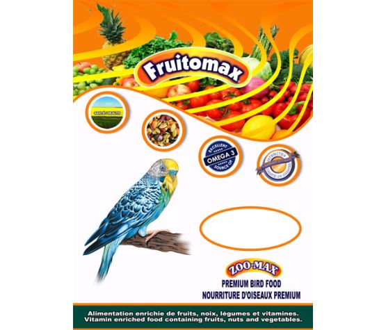 Zoomax Fruitomax Oiseaux Perruche 2lb