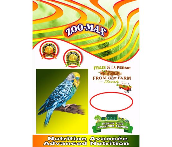 Zoomax Econo-max Oiseaux Perruche 4Lbs