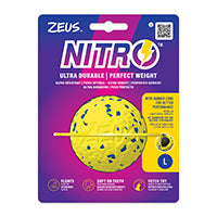 Jouet Nitro Zeus, balle lestée, grande, diamètre de 7,6 cm (3 po)