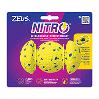 Jouet Nitro Zeus, balle lestée agrippante, diamètre 12,4 cm (9 po)