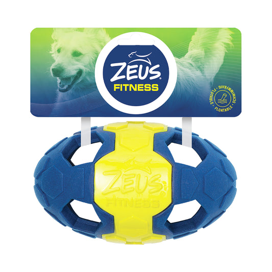 Jouet Fitness Zeus, ballon de football à rapporter, 15 cm (6 po)