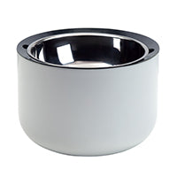 Bol lesté Zeus Oasis pour nourriture pour chiens, gris pâle