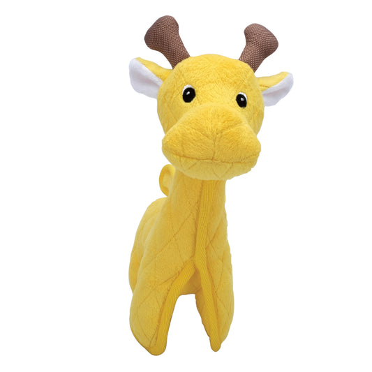 Jouet Safari Zeus pour chiens, girafe jaune, 24 cm (9,5 po)