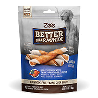 Torsades Better Than Rawhide Zoë pour chiens, poulet rôti avec thym et romarin, 152 g
