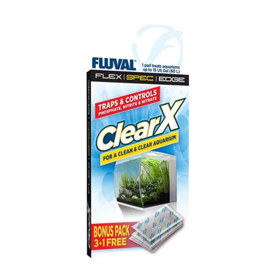 Sachets Filtrants Clear-X Fluval Paquet De 4