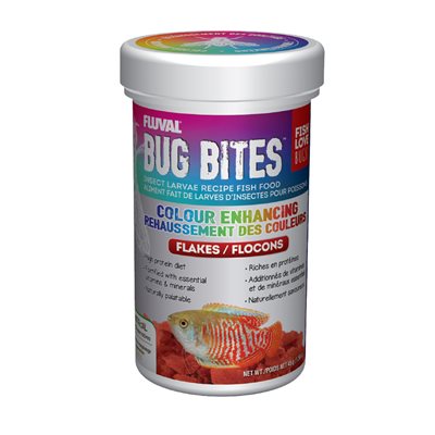 Fluval Bug Bites Color Enhancingflakes 45G