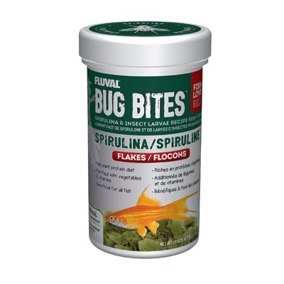 Fluval Bug Bites Spirulina Flakes 45Gr