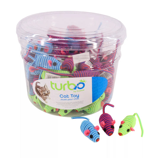 Turbo Cat Toy String Mouse Bulk Bin