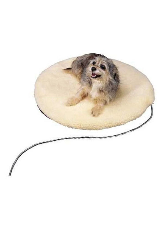 Heated Pet Bed Round 23In