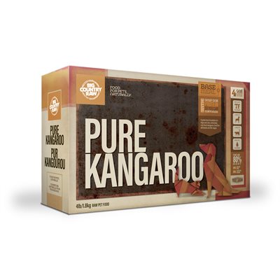 Big Country Raw Pure Kangaroo 4Lbs