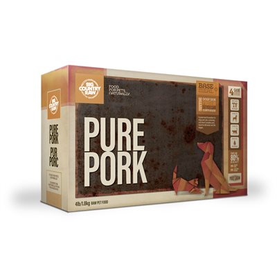 Big Country Raw Pure Porc 4Lbs