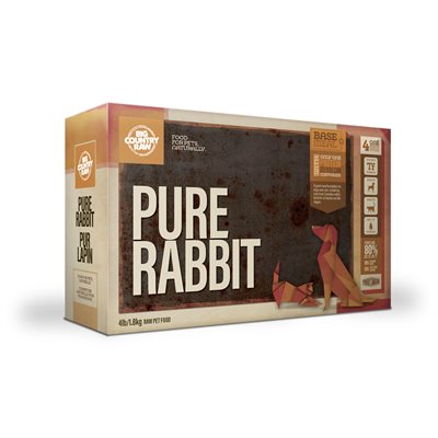 Big Country Raw Pure Lapin 4Lbs