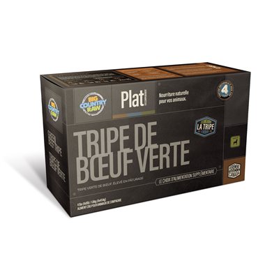 Big Country Raw Pure Tripe De Boeuf 4Lbs