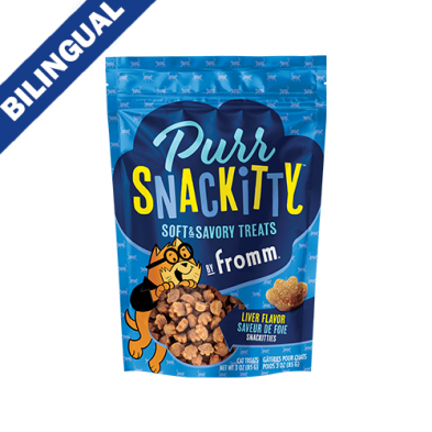 Fromm gâterie chat Purr Snackitty Foie 3Oz