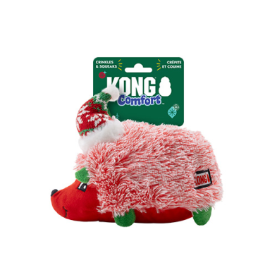 Jouet pour chien Kong® Comfort HedgeHug rouge de taille moyenne
