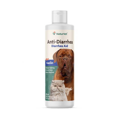 NatureVet Anti-Diarrhée Liquide pour chien et chat 8Oz