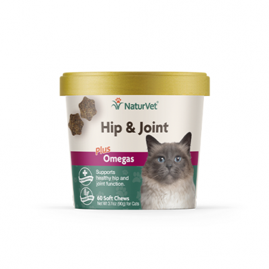 NaturVet Comprimés tendres pour chat Articulations (60co)