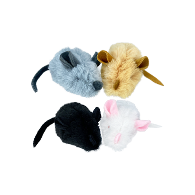 Multipet® – Jouets souris écologiques pour chats (paquet de 2)