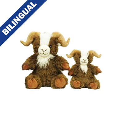 Multipet™ Jouet pour chien en peluche – Bélier 5"