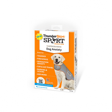 ThunderWorks® ThunderShirt® Sport Veste anti-anxiété pour chien Platine Extra Large