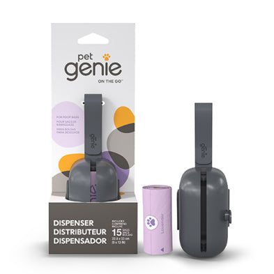Pet Genie® On The Go Premium – Distributeur de Sacs de Ramassage