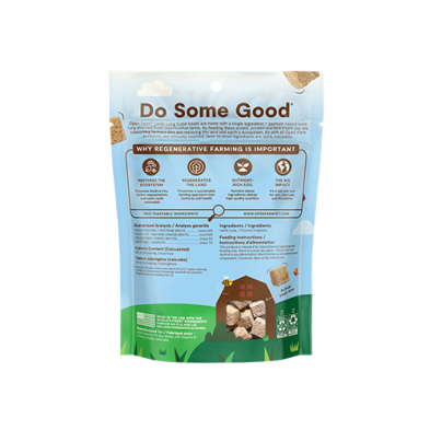 Open Farm® Gâterie à un seul ingrédient au poumon d’agneau cru lyophilisé, pour chien - 3oz