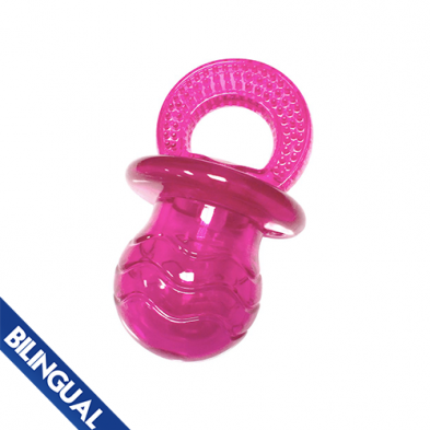 foufouBRANDS™ Sucette à mordiller fouFit, rose, Petite