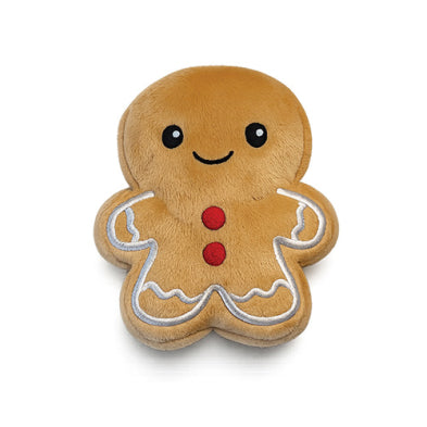 foufouBRANDS™ fouFIT™ Peluches emporte-pièces de Noël Bonhomme en pain d'épice Jouet pour chien