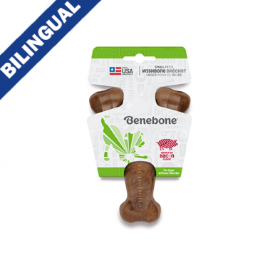 Benebone® Bréchet saveur de bacon petit, pour chiens