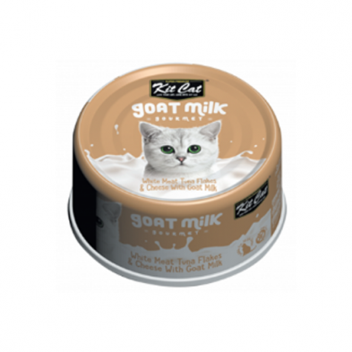 Kit Cat Conserve Chat Thon Et Fromage Avec Lait De Chevre 70g