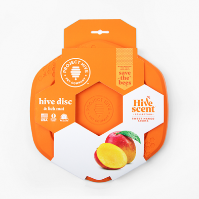 PROJECT HIVE Pet Company™ Jouet pour Chien Hive Disc Parfumé à la Mangue