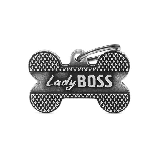 Medaille Bronx Bone Lady Boss Argent