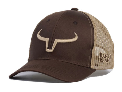 Ranch Brand Casquette Ponytail Femme, Mesh avec Logo