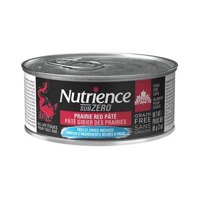 Nutrience Conserve Subzero Chat Gibier des priaries 85G