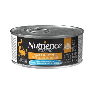 Nutrience Conserve Subzero Chat Vallée du Fraser 85G