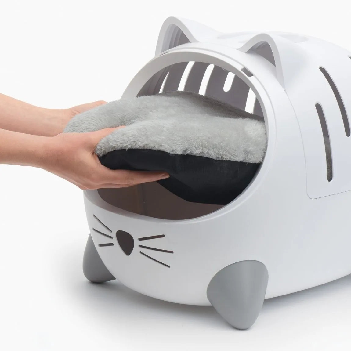 PIXI Mio Lit et Cage de Transport 2 en 1 pour Chats – Catit