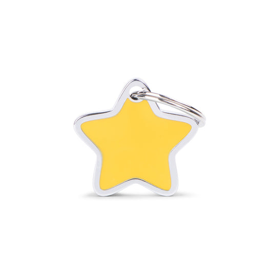 Medaille Charms Etoile Jaune