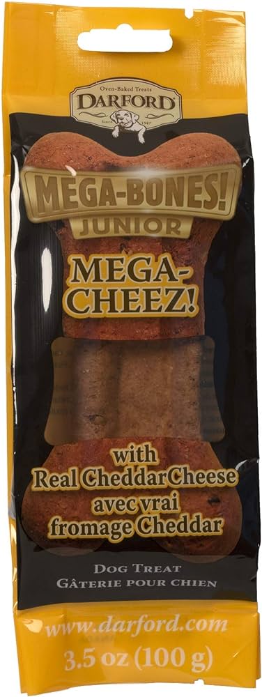 Darford Gâteries Pour Chien Mega-bones! Junior - Fromage 3.5oz