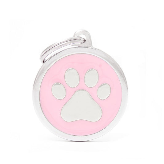 Medaille Pink Big Circle Paw