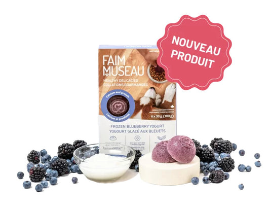 Faim Museau Collation pour chien Yogourt glacé aux Bleuets