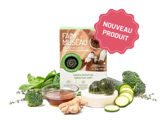 Faim Museau Collation Smoothie Vert