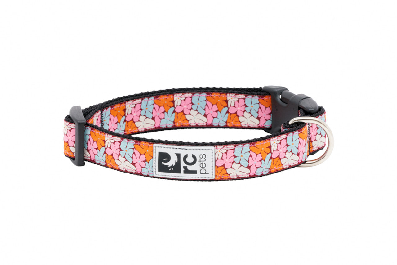 Rc Pets Collier à clip à motif Grand 1'' x 15''-25''