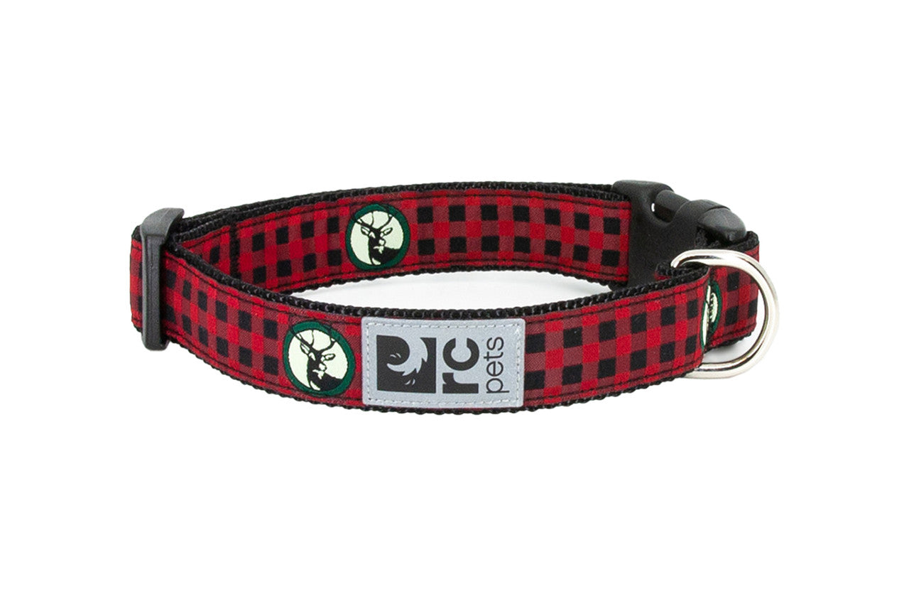 Rc Pets Collier à clip à motif Grand 1'' x 15''-25''