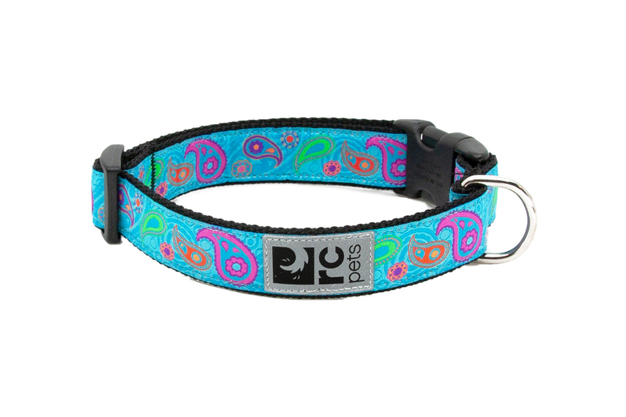 Rc Pets Collier à clip à motif Grand 1'' x 15''-25''