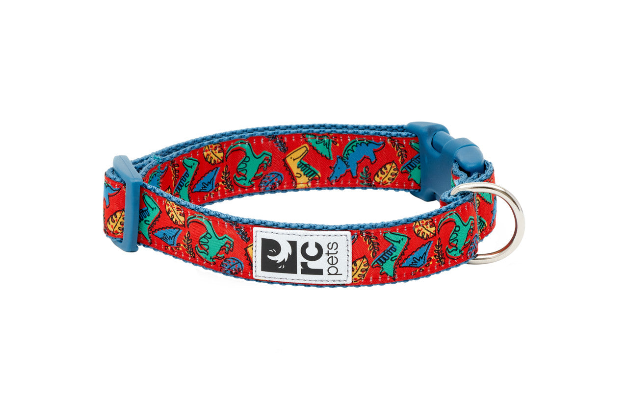 Rc Pets Collier à clip à motif Grand 1'' x 15''-25''